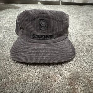 Stylish Gray Corduroy Hat